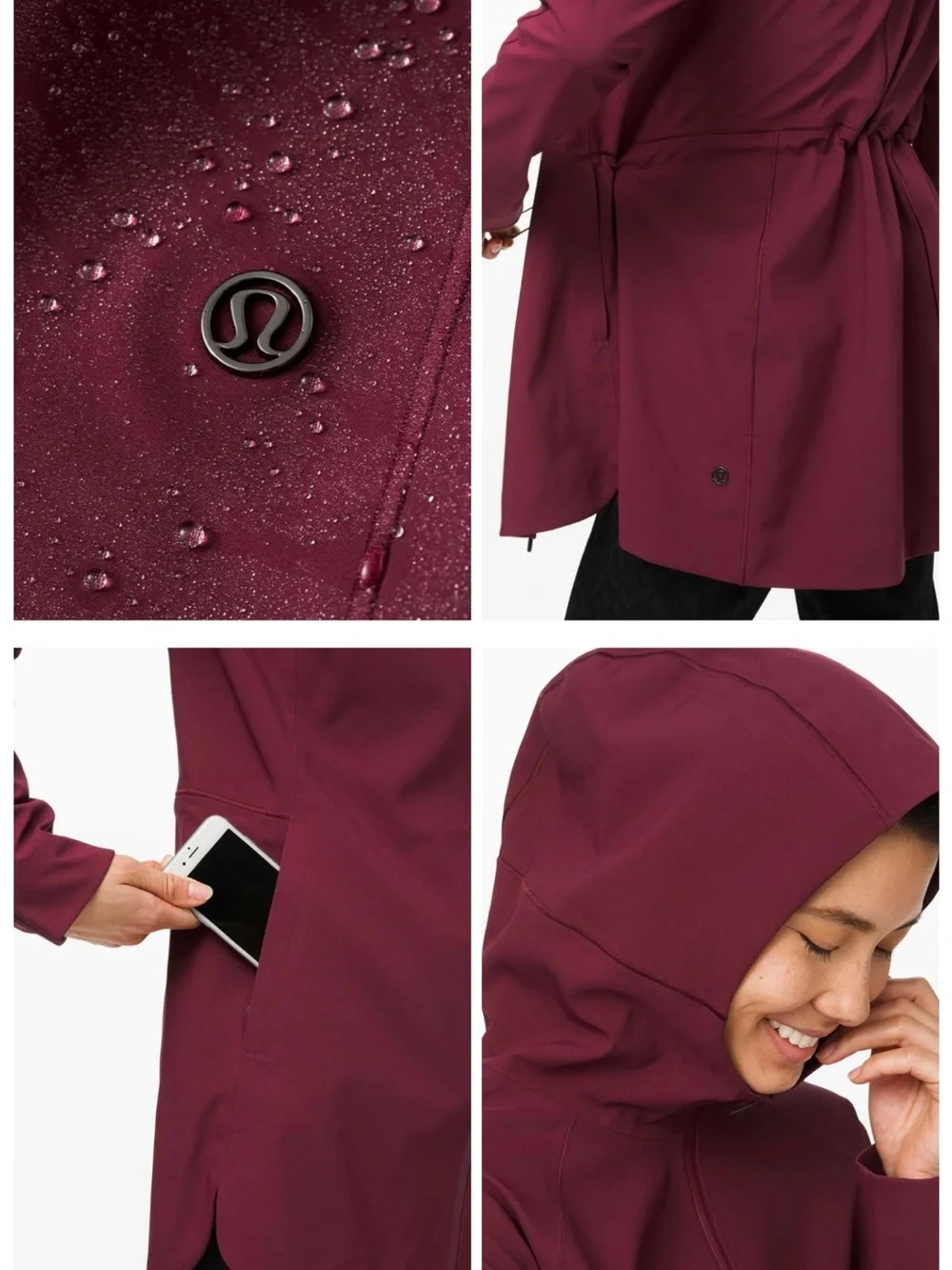 Lululemon Glyde Along Sottshell Deep Ruby Size 6